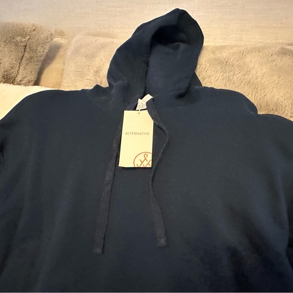 NWT ALTERNATIVE 2XL COTTON HOODIE BLACK SUPER SOFT AND LIGHTWEIGHT - Picture 5 of 7